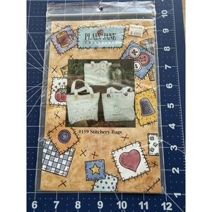 Plain Jane Creations 8" Stitchery Bags‎ Pattern
